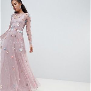 ASOS 3D embellished dress